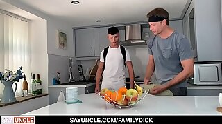 FamilyDick -  Receiving A Dick And Foot Rub-down From Stepson